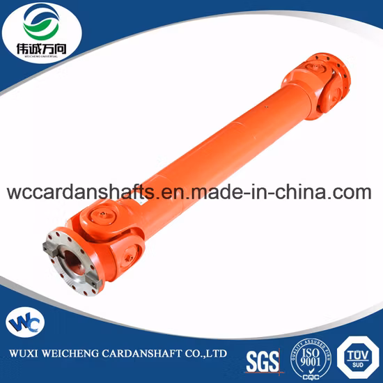 Wuxi Weicheng Custom Made Coupling Cardan Shaft Coupling /U Joint Shaft for Rolling Mill