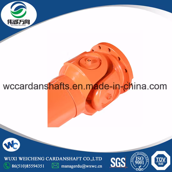 Wuxi Weicheng Custom Made Coupling Cardan Shaft Coupling /U Joint Shaft for Rolling Mill