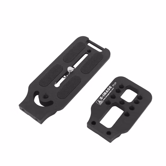 Mount 100mm Long Base Bracket with 1/4 Inch Screw Quick Release Plate for DSLR Camera Tripod Ball Head