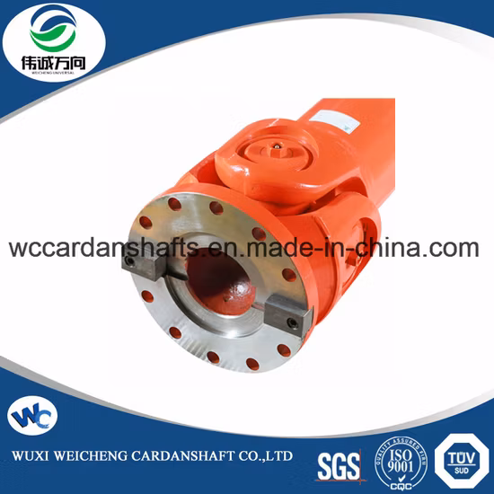 Wuxi Weicheng Custom Made Coupling Cardan Shaft Coupling /U Joint Shaft for Rolling Mill